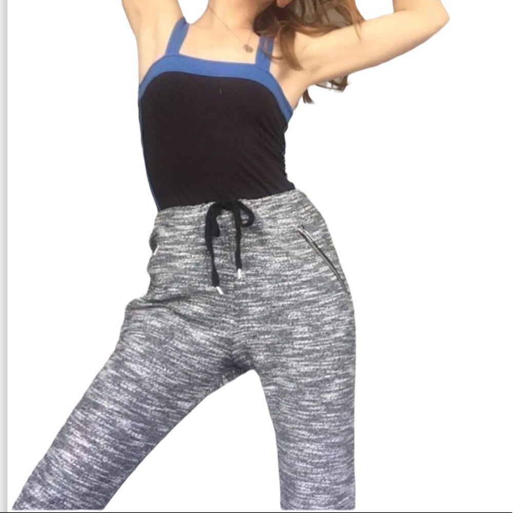 ✨Grey Zipper Pocket Jogger Sweatpants ✨